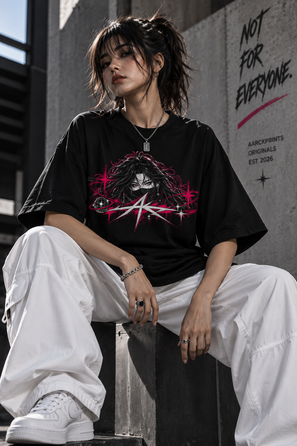 NOT FOR EVERYONE — Anime Grunge Oversized T-Shirt