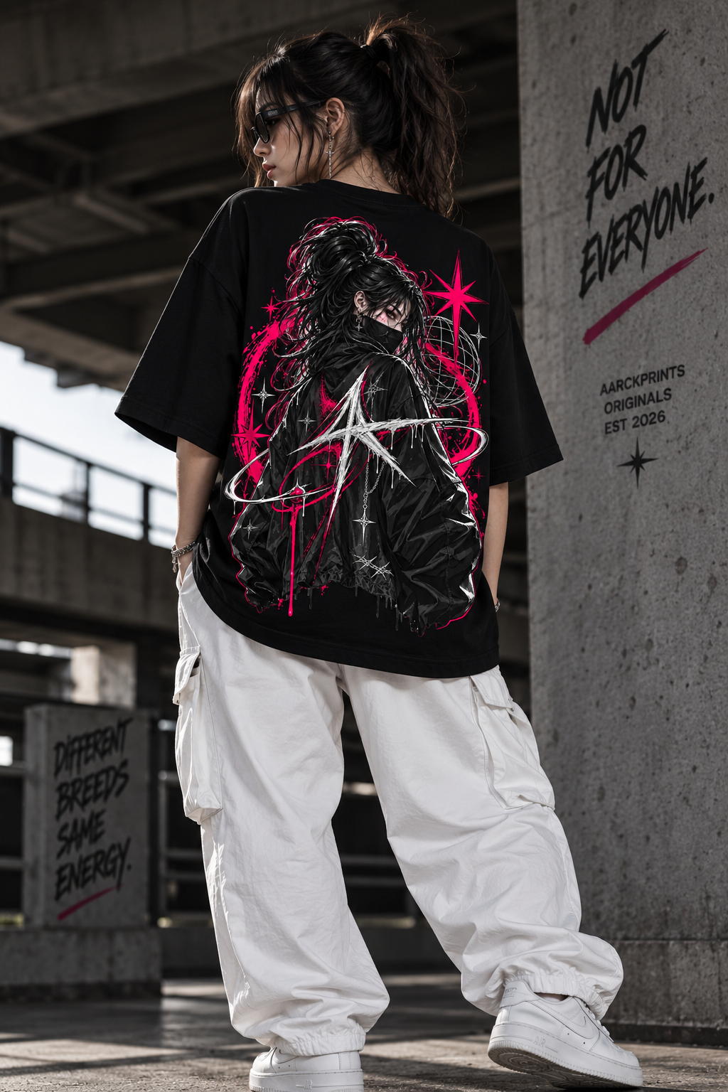 NOT FOR EVERYONE — Anime Grunge Oversized T-Shirt